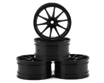 MST 5H Wheel Set (Black) (4) (+1 Offset)