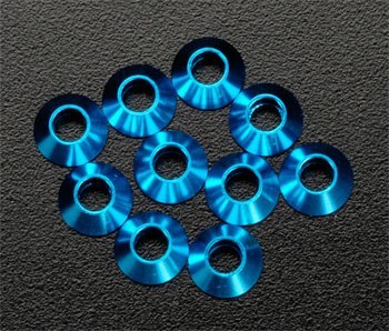 10977 Cone Washer 3mm Blue 10P (10)