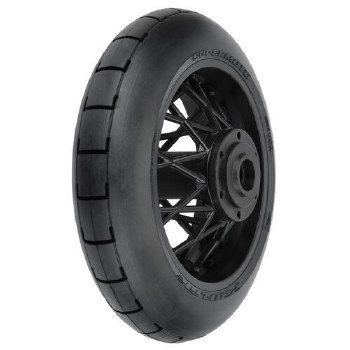 1/4 Supermoto Tire Front MTD Black Wheel: PM-MX