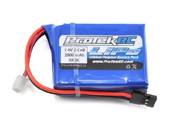 LiPo HB &amp; Losi 8IGHT Receiver Battery Pack (7.4V/2000mAh)