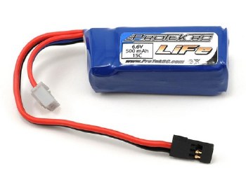 LiFe 15C Stick Battery Pack (6.6V/500mAh)