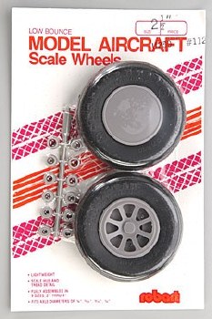 112 Scale Wheels 2-1/2  Straight Tread