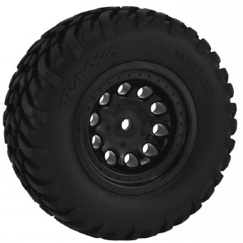 Revolver Wheels, Black: Slash 2WD(Rear),Slash 4x4