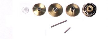 Servo Gear Set w/ Bearings, for SH0255