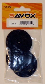 Large Round Shape Standard Size Plastic Servo Horn Set, 25 Tooth (3pcs)