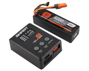 Smart Powerstage Surface Bundle: 5000mAh 3S 50C LiPo Battery (IC5) / 100W S100 Charger