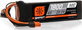 1800mAh 6S 22.2V 50C Smart LiPo Battery; IC3