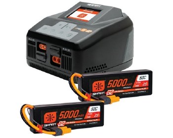 Smart Powerstage 4S Surface Bundle: (2) G2 5000mAh 2S LiPo IC5 &amp; S2100 Charger