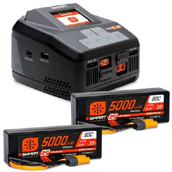 Smart Powerstage 6S Surface Bundle: (2) G2 5000mAh 3S LiPo IC5 &amp; S2100 Charger