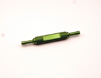 Aluminum 4mm/5mm Thin-Walled Wheel Nut Wrench, Green, for Mini Crawlers SCX/AX24 or TRX-4M