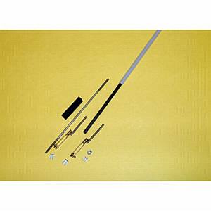 Pushrods- Semiflex- 36&quot;- White/Black