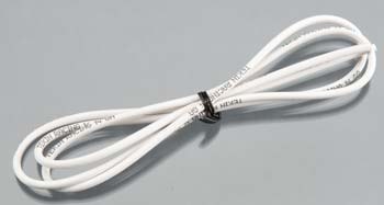 14 AWG Silicon Power Wire 3' White