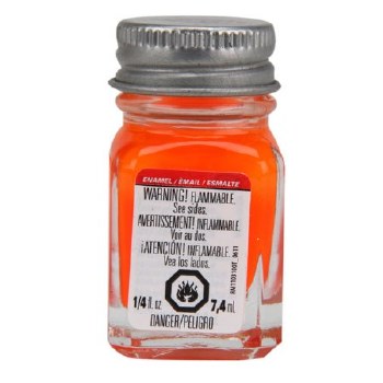 Enamel 1/4oz, Orange Fluorescent