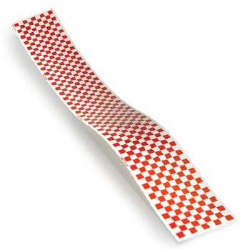 Trim MonoKote Checkerboard Red/Clear