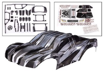 Traxxas Body, Maxx Slash, ProGraphix (graphics are printed, requires paint &amp; final color application
