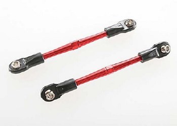 Traxxas 59mm Aluminum Turnbuckle Toe Link (Red) (2)