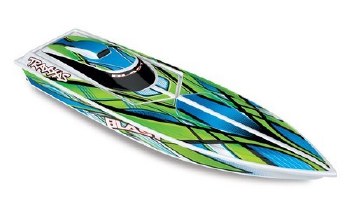 Blast 24&quot; High Performance RTR Race Boat, 6 Cell ID NiMh, DC Charger - Green