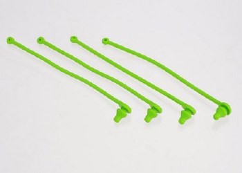 Traxxas Body Clip Retainer Set (Green) (4)