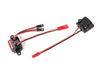 Traxxas Accessory power supply (regulated, 3V, 3 amp)/ power tap connector (with cable)/ 3x10 BCS (2