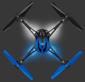 LaTrax Alias Ready-To-Fly Micro Electric Quadcopter Drone Blue