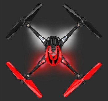 LaTrax Alias Ready-To-Fly Micro Electric Quadcopter Drone Red