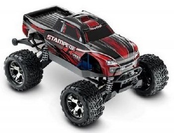 Stampede 4X4 VXL Brushless 1/10 4WD RTR Monster Truck - Red (No Battery or Charger)