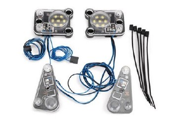 Traxxas LED headlight/tail light kit (fits #8011 body, requires #8028 power supply)