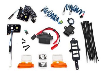 Traxxas Bronco LED light set, complete with power supply (contains headlights, tail lights, side mar