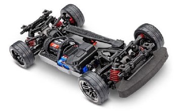 Traxxas 4-Tec BL-2S Brushless: 1/10 Scale AWD Chassis with TQ 2.4GHz Radio System, w/o Body