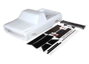 Traxxas Body, Chevrolet C10 (white) (includes wing &amp; decals) (requires #9415 series body accessories