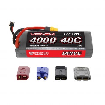DRIVE 40C 2S 4000mAh 7.4V LiPo HC ROAR  :UNI 2.0