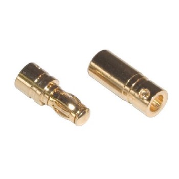 Micro Bullet Plug 3.5/14awg (3 Sets)