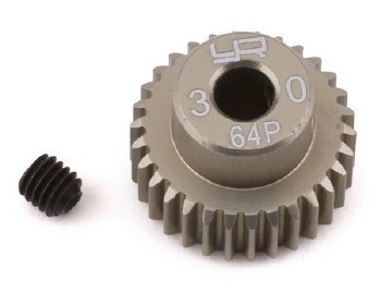 64P Hard Coated Aluminum Pinion Gear (30T)