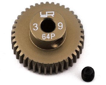 64P Hard Coated Aluminum Pinion Gear (39T)