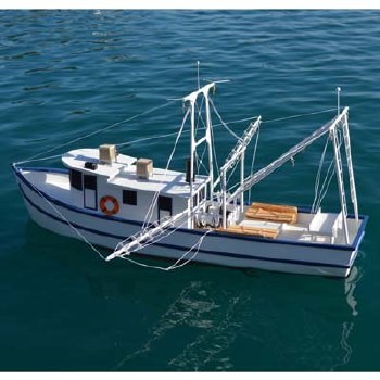 1/24 Rusty Coastal Shrimp Boat Kit 36&quot;