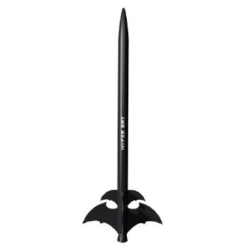 Hyper Bat Model Rocket Kit, Skill Level 2
