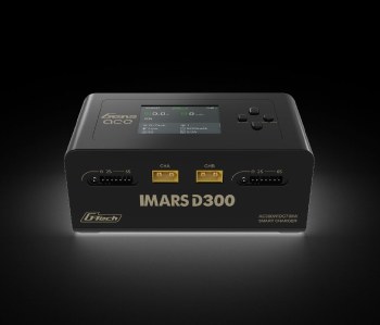 IMArS D300 G-Tech Dual Channel AC/DC 15A x 2 / 1-6S liPo Battery Charger - Black