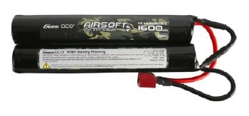 1600mAh 9.6V 8S1P  Airsoft Gun Nunchuck-Style NIMH Battery with Deans Plug