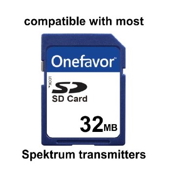 32MB SD card for Spektrum Transmitters