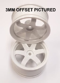 Drift/Touring wheels. 6mm offset.
White
2PCS