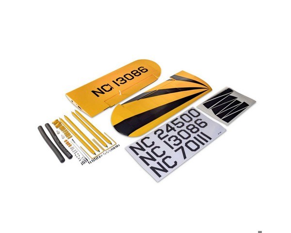 Hanger 9 Clipped Wing Set with Struts, Hardware, and Decals: J-3