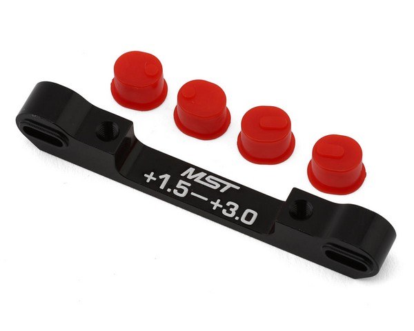 MST Adjustable Alum. Suspension Mount (+1.5-+3.0) - Black