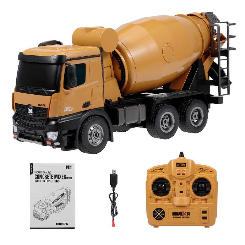 Huina 1:14 2.4G 10Ch RC Cement Truck