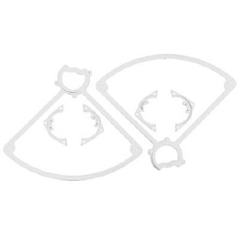 72101 Dyeable White Rear Prop Guards Vista/Ominus