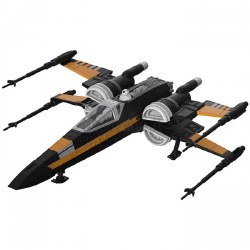 1/78 Star Wars Poe's Boosted X-wing Fighter