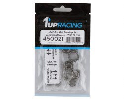 1UP Racing TLR 22 5.0 Cv2 Pro Bearing Set (Ceramic/Chrome)