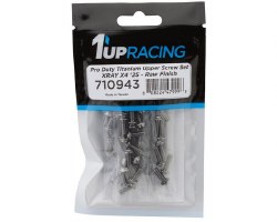 1UP Racing Xray X4 2025 Pro Duty Titanium Upper Screw Set (Silver)