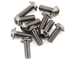 1UP Racing Titanium Pro Duty LowPro Head Screws (10) (3x8mm)