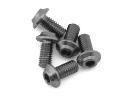 1UP Racing Titanium Pro Duty LowPro Head Screws (5) (3x6mm)