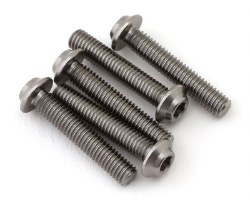 1UP Racing Titanium Pro Duty LowPro Head Screws (5) (3x16mm)